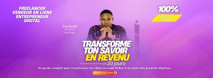 TRANSFORME TON SAVOIR EN REVENU EN 20 JOURS