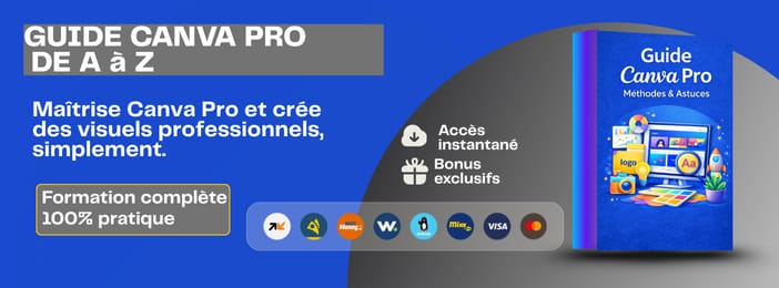 GUIDE CANVA PRO DE A à Z