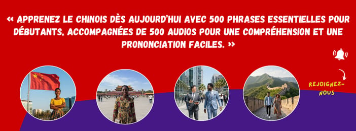 500 phrases Utiles pour débutant en chinois + 500 audios de prononciations authentiques inclus