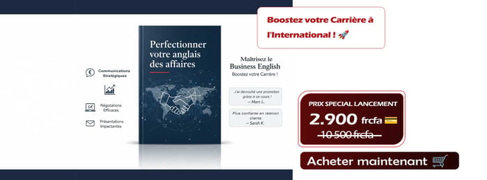 Maîtrisez l'anglais des affaires et boostez votre carrière internationale