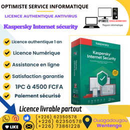 Kaspersky Internet sรฉcurity