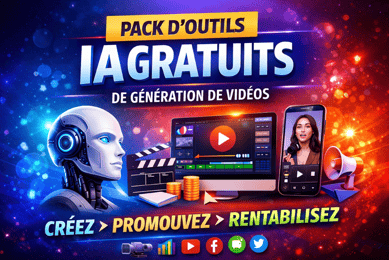 Pack d'outils IA gratuits de génération de vidéos