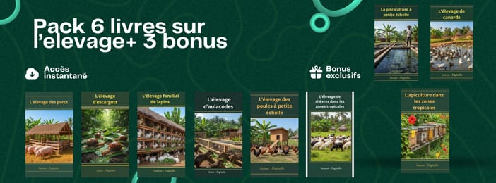 Pack 6 Livres sur l'élevage