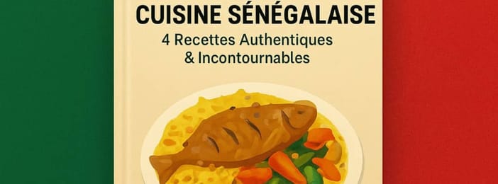 TITRE : L’Art de la Cuisine Sénégalaise – 4 Recettes Authentiques & Incontournables”