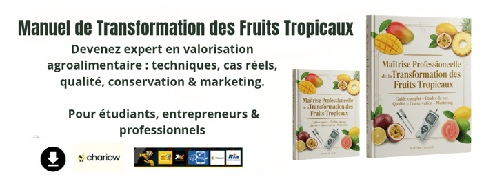 Guide transformation Professionnelle des produits fruits tropicaux en Afrique