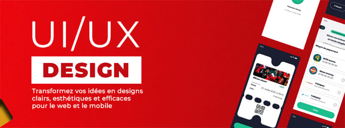 UI / UX Design (conceptions de maquetes de site ou application)
