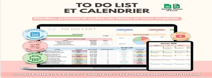 SUIVI TACHES & CALENDRIER