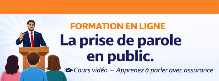 FORMATION: La prise de parole en publique