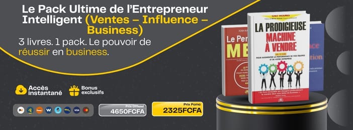 PACK BUSINESS & ENTREPRENEURIAT – Les 3 livres indispensables pour réussir, vendre et influencer