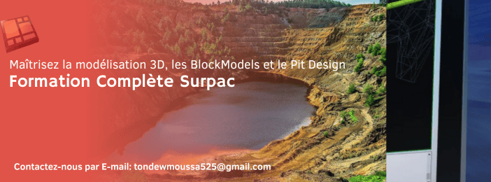 Surpac Mining School/ ⛏️ 15000F CFA - Offre unique!