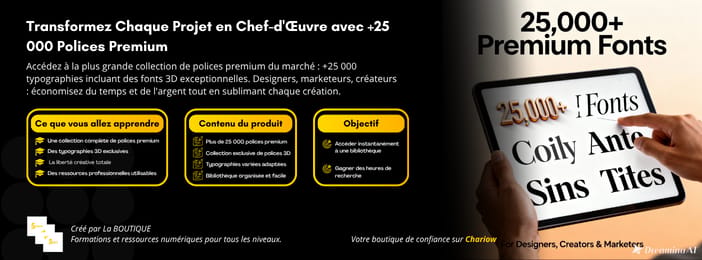 Transformez Chaque Projet en Chef-d'Œuvre avec +25 000 Polices Premium