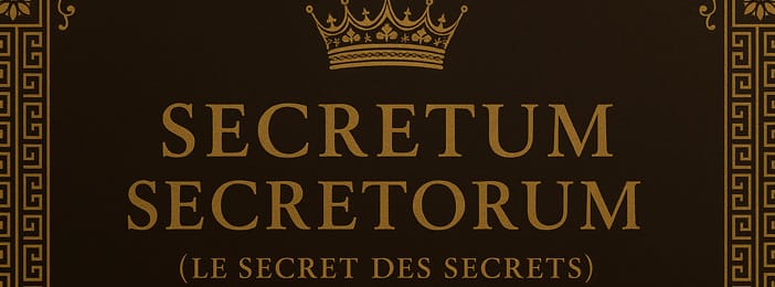 Secretum Secretorum (Le Secret des Secrets) - 162 conseils secrets d’Aristote