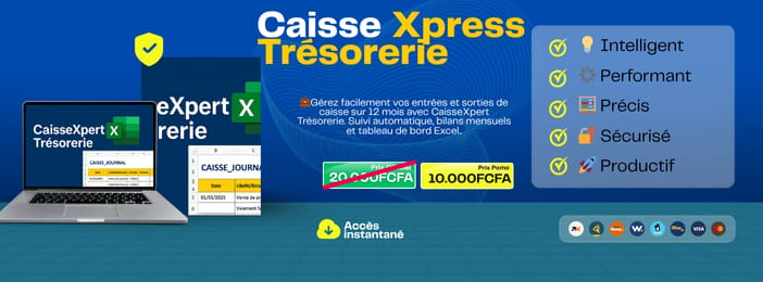 CaisseXpert Trésorerie , Progiciel de Gestion de Caisse