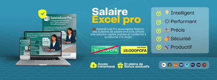 Progiciel Excel  d'Édition de Bulletins de Salaire selon la réforme de l'ITS en COTE D'IVOIRE
