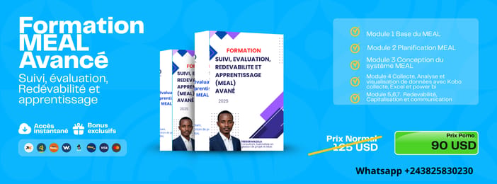 Formation Suivi évaluation redévabilité et apprentissage MEAL