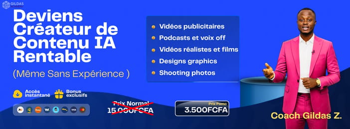 Apprends à créer des vidéos publicitaires, podcasts et designs professionnels avec l'IA