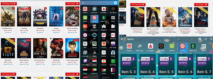 Plateforme de Streaming HD Gratuit et Application TV gratuit (canal+, et autres)