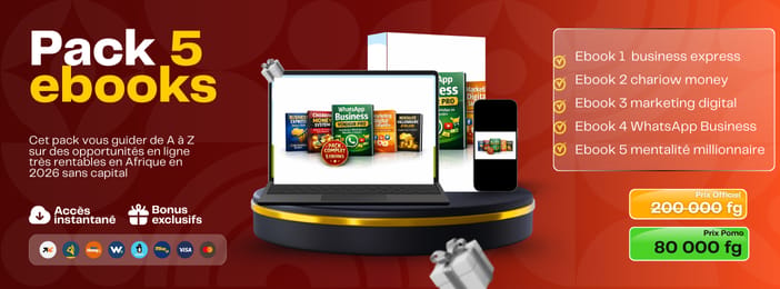 SOURCES DE REVENUS UN PACK DE 5 EBOOKS