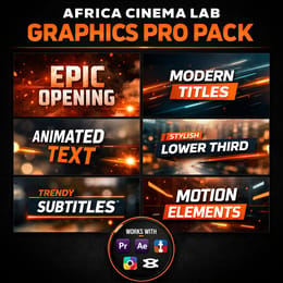 Pack Complet de Titres Animés (Kinetic) – Premiere Pro