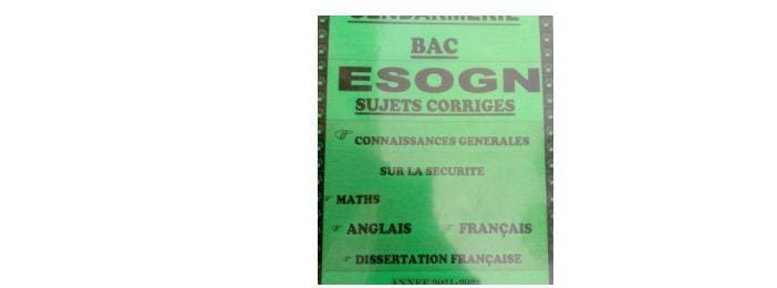 Gendarme (ESOGN) Bac