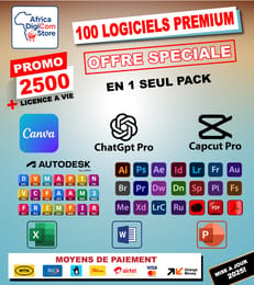100 LOGICIELS PREMIUM À VIE