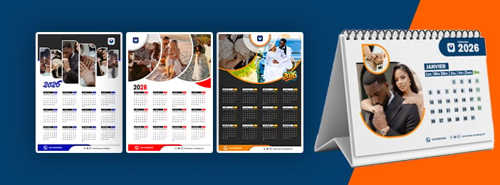 📅 PACK DE CALENDRIERS PROFESSIONNELS – 2026