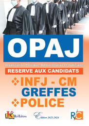 ANNALES CORRIGES (PDF) OPAJ INFJ -GREFFES-POLICE ET AUTRES CONCOURS