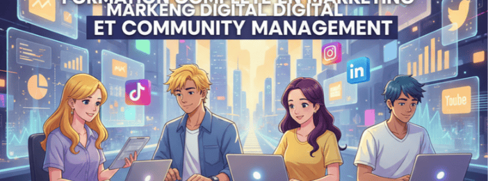 FORMATION en COMMUNITY MANAGEMENT et DIGITAL MARKETING
