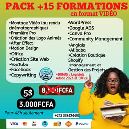 PACK DE +15 FORMATIONS