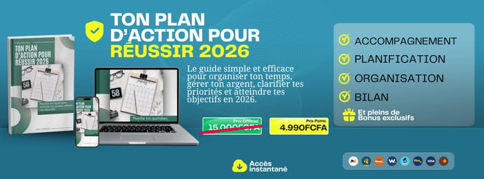 TON PLAN D'ACTION POUR RÉUSSIR 2026