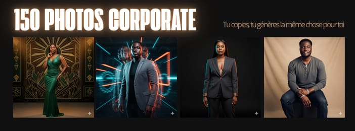 Pack de 100 photos corporate