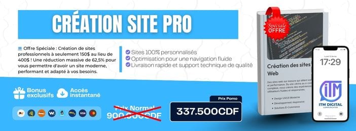 Création site pro personnalisé