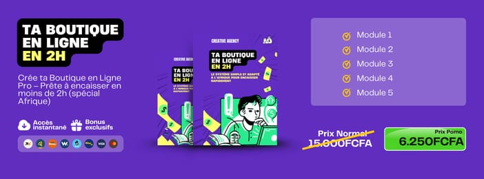 Créer une boutique en ligne avec SHOPIFY en 2h : le système adapté à l’Afrique