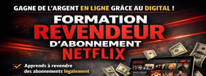 FORMATION REVENDEUR D’ABONNEMENT NETFLIX