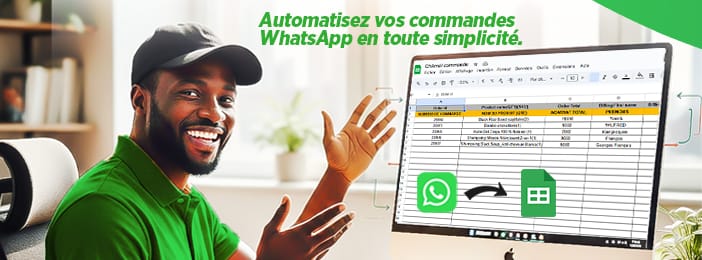 Automatisez vos commandes WhatsApp en toute simplicité