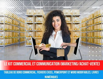 KIT PROFESSIONNEL DES OUTILS DE MARKETING, COMMERCE ET COMMUNICATION