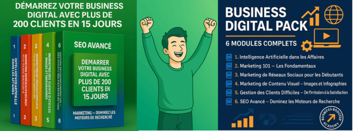 Demarrez votre Business Digital avec plus de 200 client en 15 jours