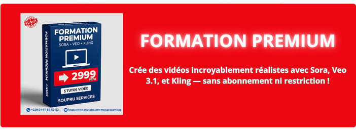 Pack Sora AI, VEO 3.1 et KLING Gratuit (ILLIMITÉ)