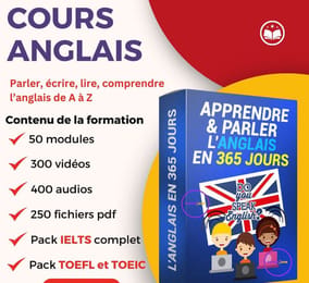 PACK DE FORMATION COMPLรTE POUR APPRENDRE L'ANGLAIS