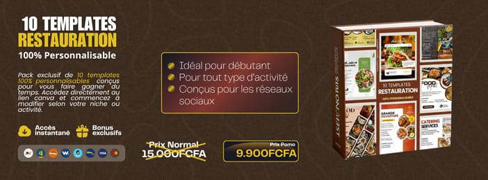 Pack de 10 templates de restauration