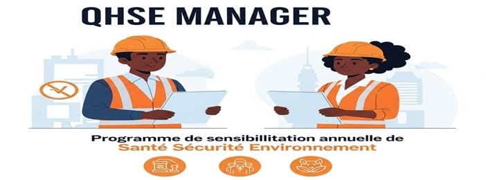 Programme de sensibilisation annuelle de Sante Sécurité Environnement plus kit bonus MANAGER