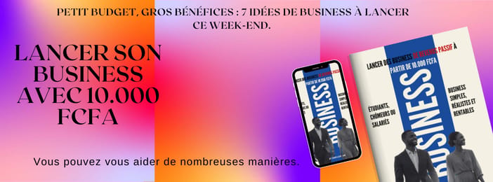 Guide Expert pour Créer un Business Rentable avec 10 000 FCFA Seulement .