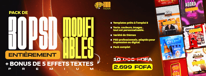 Pack 30 Templates PSD Modifiables : Designs Pro pour Flyers