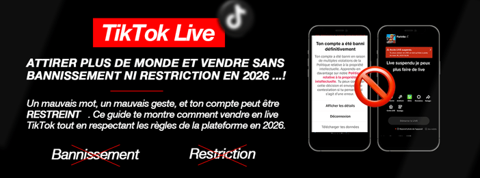 TikTok Live : attirer plus de monde et vendre sans bannissement ni restriction en 2026