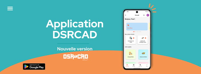 1 an - Abonnement DSRCAD (App)