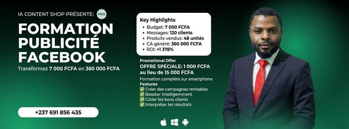 Transformez 7 000 FCFA en 360 000 FCFA de chiffre d'affaires