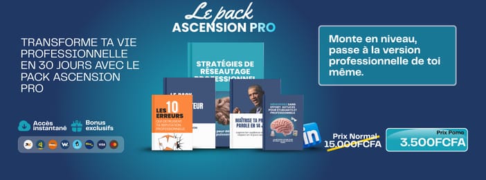 Le Pack Ascension Pro : boostez votre réputation professionnelle et multipliez vos opportunités