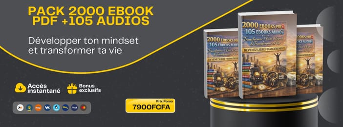 Pack Ultime : 2000 Ebooks + 105 Audios pour Transformer Ta Vie en 30 Jours Chrono
