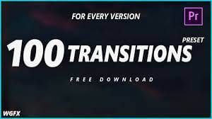 🎬100 TRANSITION FOR PREMIERE PRO