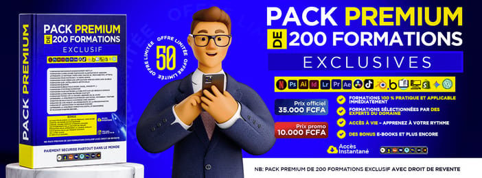 Pack Premium de 200 Formations Exclusives : Accès Complet et Qualifié